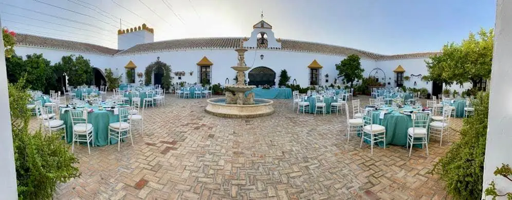 panoramica mesas turquesa